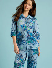 Load image into Gallery viewer, Papinelle Karen Walker Love Letters Crop PJ Set (Skyway Blue)
