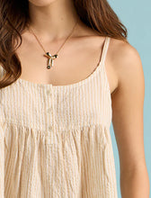 Load image into Gallery viewer, Papinelle Karen Walker Seersucker stripe Cami Boxer PJ Set (Pepper/Cream)
