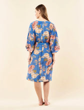 Load image into Gallery viewer, Papinelle Iona Midi Kimono Robe - Victoria Blue

