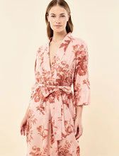 Load image into Gallery viewer, Papinelle X Karen Walker Romantic Floral Midi Robe (Rose)
