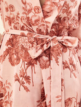Load image into Gallery viewer, Papinelle X Karen Walker Romantic Floral Midi Robe (Rose)
