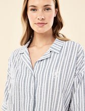 Load image into Gallery viewer, Papinelle x Karen walker Seersucker Stripe Boxer PJ Set - Sky Blue
