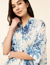 Load image into Gallery viewer, Papinelle x Karen Walker Romantic Floral  Flowy Boxer PJ Set  (Teal)
