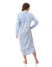 Load image into Gallery viewer, Givoni 7LK91M - Mira long collared nightie (Blue)
