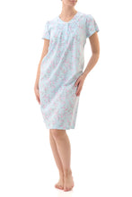 Load image into Gallery viewer, Givoni Sleeved Cotton Nightie  - Victoria Mint  2LP06V
