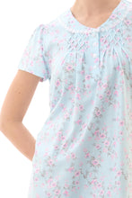 Load image into Gallery viewer, Givoni Sleeved Cotton Nightie  - Victoria Mint  2LP06V
