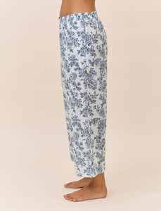 Papinelle Nostalgia Crop Pyjama Pant (White)