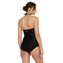 Load image into Gallery viewer, Zoggs Ruched bandeau Chlorine resistant Swimsuit(Moonstone)
