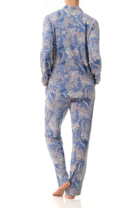 Givoni 3LG41D Dana Long Modal Pyjama Set (Blueberry)