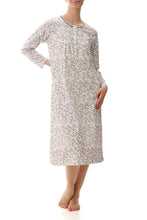 Load image into Gallery viewer, Givoni 3LP67D - Mid Length Nightie (Black/White)
