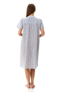Givoni 6BV47A Astrid Short Sleeve Short Nightie (Blue)