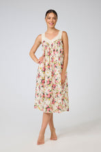 Load image into Gallery viewer, Arabella MD 410 F3 Lace V Neck Nightie (Multi Floral)
