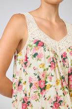 Load image into Gallery viewer, Arabella MD 410 F3 Lace V Neck Nightie (Multi Floral)
