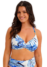 Load image into Gallery viewer, Fantasie Kefalonia Tranquil Blue Uw Plunge Bikini Top (Tranquil Blue)
