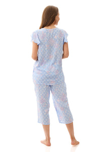 Givoni 4AF64S Samara Capri Pyjama Set (Blue)