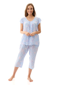 Givoni 4AF64S Samara Capri Pyjama Set (Blue)