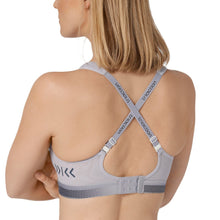 Load image into Gallery viewer, TRIUMPH TRIACTION CARDIO FLOW  BRA P EX (Back) (Light Grey)
