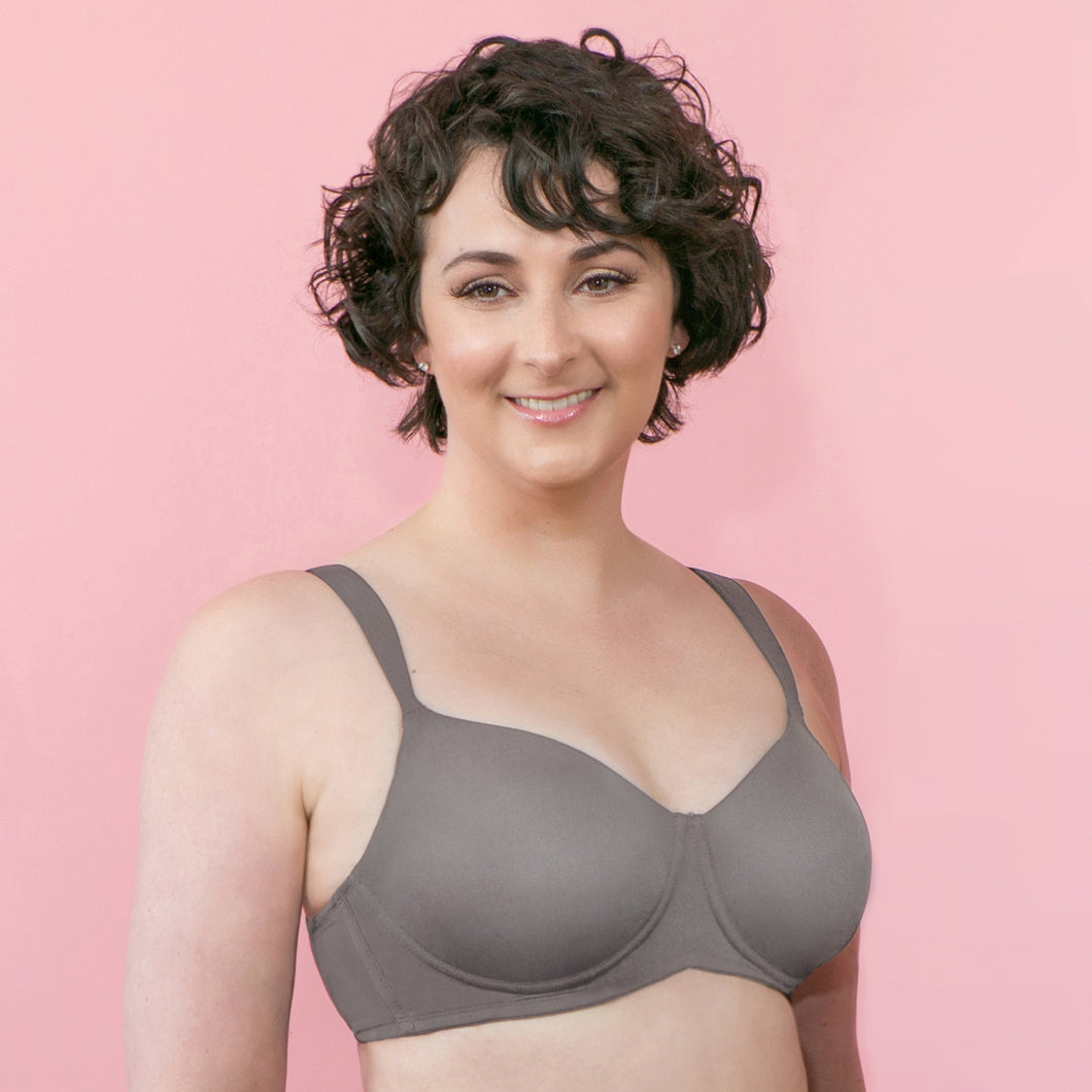 ABC  516 T- Shirt Mastectomy Bra (Cool latte) (Cool Grey) (Black)