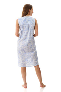 Givoni 6BV36E Eliza Sleeveless Short Nightie (Blue)