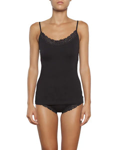 Jockey Parisienne Cotton Camisole  WWKL (Black) (White)