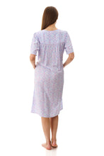 Load image into Gallery viewer, Givoni Pearl 6AF21P Short Sleeve Nightie (Pink Floral)
