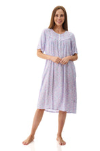 Load image into Gallery viewer, Givoni Pearl 6AF21P Short Sleeve Nightie (Pink Floral)
