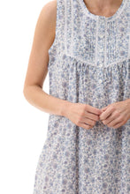 Load image into Gallery viewer, Givoni 6BV46A Astrid Sleeveless Short Nightie (Blue Floral)
