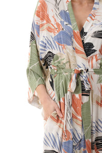 Givoni 6AG12N Nila  Mid Length Robe (Multi)