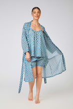 Load image into Gallery viewer, Arabella MD75 F6 Summer Cotton Robe (Blue Paisley)
