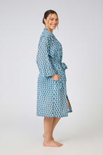 Load image into Gallery viewer, Arabella MD75 F6 Summer Cotton Robe (Blue Paisley)
