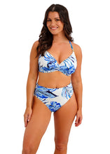Load image into Gallery viewer, Fantasie Kefalonia Tranquil Blue Uw Plunge Bikini Top (Tranquil Blue)
