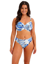 Load image into Gallery viewer, Fantasie Kefalonia Mid Rise Bikini Brief (Tranquil Blue)
