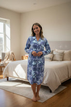 Load image into Gallery viewer, Givoni 7LZ10H -Holly Sleepshirt With Piping (Indigo)
