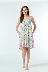 Arabella MD-866A1  Short Nightie (Watercolour Floral)