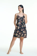 Load image into Gallery viewer, Arabella MD-866L2 Cotton Nighdress (Black)
