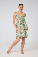 Load image into Gallery viewer, Arabella MD866P5 Short Nightie (Green Peacock)
