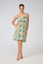 Load image into Gallery viewer, Arabella MD866P5 Short Nightie (Green Peacock)
