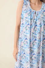 Load image into Gallery viewer, Givoni Bari Sleeveless Mid Length Nightie (Blue)
