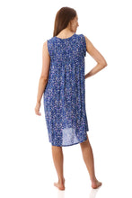 Load image into Gallery viewer, GIVONI - Elba Sleeveless Short Nightie (Navy)
