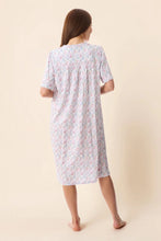 Load image into Gallery viewer, Givoni Biella Short sleeve short cotton nightie (Multi)
