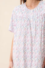 Load image into Gallery viewer, Givoni Biella Short sleeve short cotton nightie (Multi)
