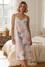 Load image into Gallery viewer, GIVONI - Zanika Satin Chemise Nightie (Ivory)
