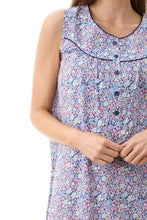 Load image into Gallery viewer, Givoni 6BV15D Daisy Sleeveless Short Nightie (Navy)
