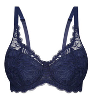 Load image into Gallery viewer, Triumph  Essential Lace Balconette Bra WHP (Navy Blue)
