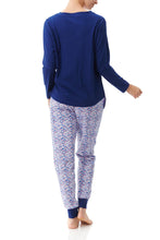 Load image into Gallery viewer, Givoni 9LP27K Kara Royal Pyjamas (Navy Floral)
