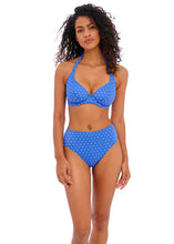 Load image into Gallery viewer, Freya Jewel Cove High Waist Bikini Pant  (Azure Blue)
