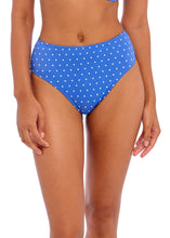 Load image into Gallery viewer, Freya Jewel Cove High Waist Bikini Pant  (Azure Blue)
