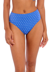 Freya Jewel Cove High Waist Bikini Pant  (Azure Blue)