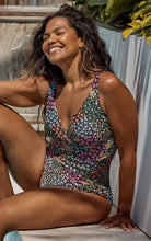 Load image into Gallery viewer, Artesands D&#39;Avignon Delacroix One Piece Swimsuit (Black Multi floral)
