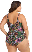 Load image into Gallery viewer, Artesands D&#39;Avignon Delacroix One Piece Swimsuit (Black Multi floral)
